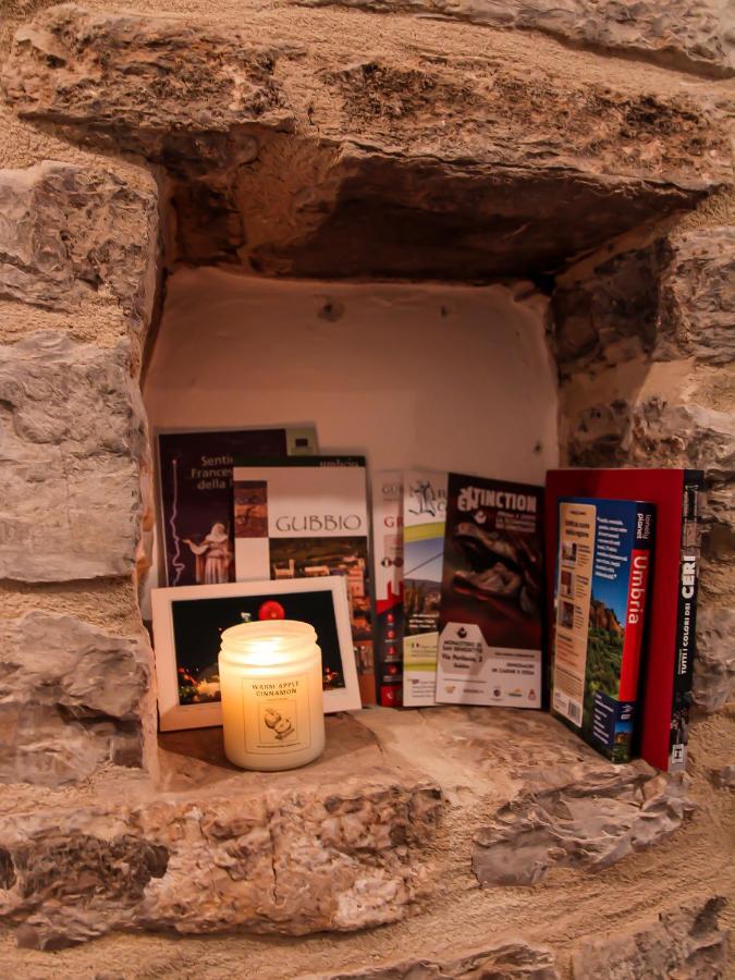 Ferienwohnung Casa Armanni - La Tua Casa Di Pietra Gubbio Exterior foto